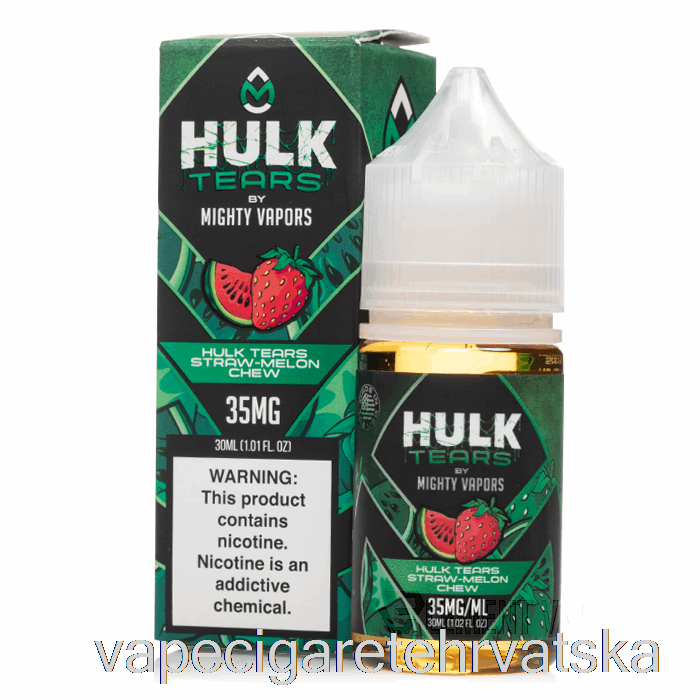 Vape Hrvatska Hulk Tears Straw Melon Chew - Hulk Tears Soli - 30ml 35mg